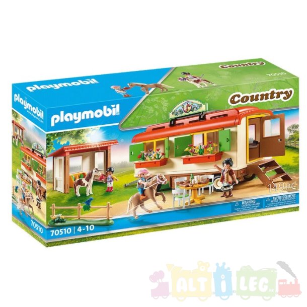 Playmobil Country 70510 Ponycamp overnatningsvogn - Playmobil - altileg.dk
